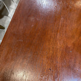 Wood Drop Leaf w/ Duncan Pfeiff Style Legs SIDE TABLE 45Wx36Dx29H