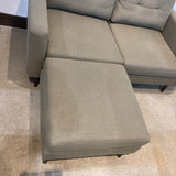 Burrow Nomad Two-Seat w/ Ottoman LOVE SEAT Moss Green 60w33d29h