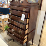 Mahogany Queen Anne Style Highboy 7-Drawer DRESSERS/CHESTS 32w18d72h