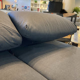 Burrow Range 2-Piece Open LOVE SEAT Navy 58w30d30h