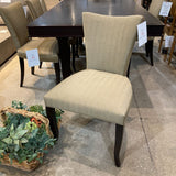 Hickory Chair Custom Herringbone Muted Sateen DINING CHAIRS 21Wx22Dx33H