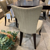 Hickory Chair Custom Herringbone Muted Sateen DINING CHAIRS 21Wx22Dx33H