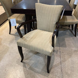 Hickory Chair Custom Herringbone Muted Sateen DINING CHAIRS 21Wx22Dx33H