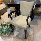 Hickory Chair Custom Herringbone Muted Sateen DINING CHAIRS 21Wx22Dx33H