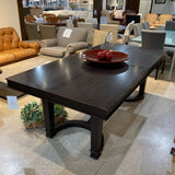 Barbara Barry for Baker Fine Dark Wood Trestle DINING TABLE 84Wx42Dx31H