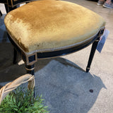 Baker Furniture Co. French Regency Style Gold Velvet DINING CHAIRS 21Wx19Dx36H