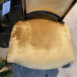 Baker Furniture Co. French Regency Style Gold Velvet DINING CHAIRS 21Wx19Dx36H