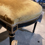Baker Furniture Co. French Regency Style Gold Velvet DINING CHAIRS 21Wx19Dx36H