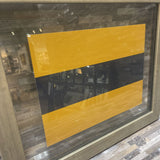 Nautical Flag Print in Floating Frame ART WORK 18.5Wx15.5H