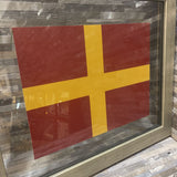 Nautical Flag Print in Floating Frame ART WORK 18.5Wx15.5H