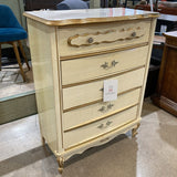 Italianate 70s Vintage 5-Drawer DRESSERS/CHESTS 32Wx17Dx42H