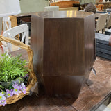 Gulchatai Wood Accent Table SIDE TABLE Dark Brown 13Wx19H