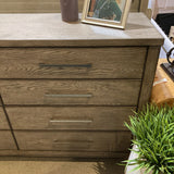 Liberty Furniture 8-Drawer DRESSERS/CHESTS Dark Grey 66Wx18Dx38.5H