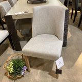 Linen w/ Tack Head Accents DINING CHAIRS 19Wx19Dx34H