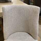 Linen w/ Tack Head Accents DINING CHAIRS 19Wx19Dx34H
