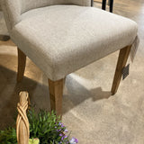 Linen w/ Tack Head Accents DINING CHAIRS 19Wx19Dx34H