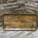 Rustic Wooden "Eat" Tray ACCESSORIES 12w6d1h