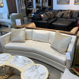 Kravet Custom Down Filled Tufted SOFA Off White 88w48d28h