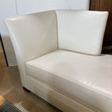 Interior Crafts Inc. Custom Modern Leather Settee SOFA 80w31d33h
