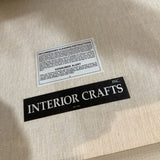 Interior Crafts Inc. Custom Modern Leather Settee SOFA 80w31d33h