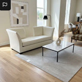 Interior Crafts Inc. Custom Modern Leather Settee SOFA 80w31d33h