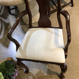 Queen Anne Style Captain w/ Upholstered Seat DINING CHAIRS 22w18d38h