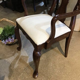 Queen Anne Style Captain w/ Upholstered Seat DINING CHAIRS 22w18d38h