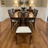 Queen Anne Style Captain w/ Upholstered Seat DINING CHAIRS 22w18d38h