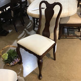 Queen Anne Style w/ Upholstered Seat DINING CHAIRS 20w18d38h