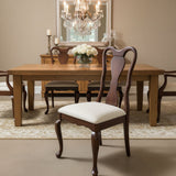 Queen Anne Style w/ Upholstered Seat DINING CHAIRS 20w18d38h