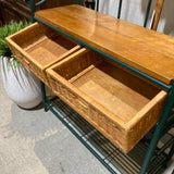 Arched Metal Baker's Rack FURNITURE Green 36w14d69h