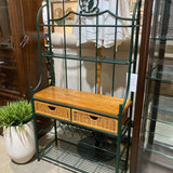 Arched Metal Baker's Rack FURNITURE Green 36w14d69h