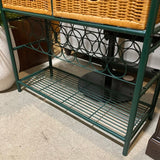Arched Metal Baker's Rack FURNITURE Green 36w14d69h