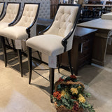 Christopher Guy Transitional Tufted Back BAR/COUNTER STOOL 22w22d48h