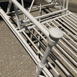 Adjustable Metal Chaise Lounge OUTDOOR 28w66d37h