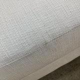 Jessica Charles Crosby Settee LOVE SEAT White 50w34d36h
