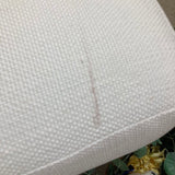 Jessica Charles Crosby Settee LOVE SEAT White 50w34d36h