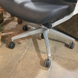 Arico High Back Leather Executive OFFICE CHAIRS Black 23w20d45h