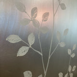 Barbara Barry for Baker Silver Leaf 2-Panel Screen Wall Divider FURNITURE 48w2d84h
