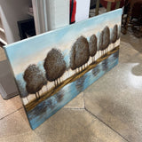Textured Minimalist Trees Landscape Canvas ART WORK 60x30