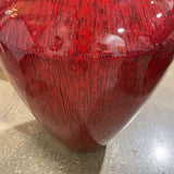 Oversized Fiberglass Lacquer Planter ACCESSORIES Red 20Wx27H