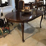Gibbard Solid Cherry Oval w/ 2 Leaves DINING TABLE 64Wx42Dx30H without leaves