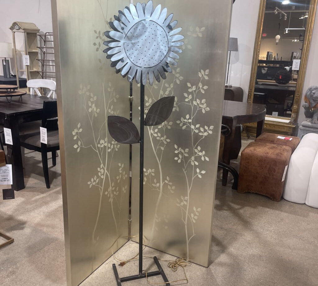 Sunflower Artist By Metal Arist Kimberli Matin FLOOR LAMP 15Wx12Dx63H