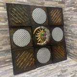 Mixed Media Metal Wall Hanging ART WORK 24Wx24H