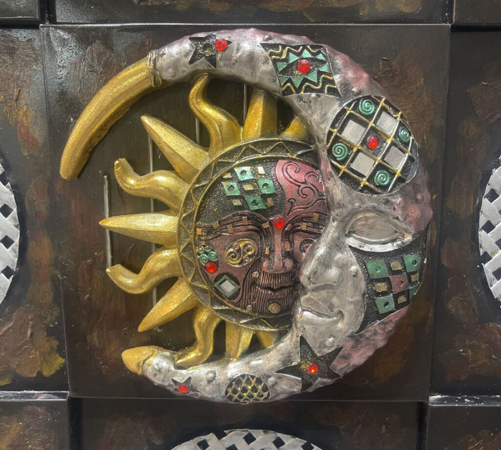Mixed Media Metal Wall Hanging ART WORK 24Wx24H