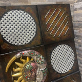Mixed Media Metal Wall Hanging ART WORK 24Wx24H