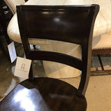William Sonoma Bradford Dark Wood DINING CHAIRS Alfresco Brown 20Wx20Dx37H