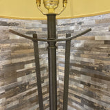 Modern Gun Metal Base w/ Cone Shade TABLE LAMP 16Wx30H