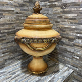 Oversized Resin Lidded Urn ACCESSORIES 14Wx22H