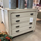 Ethan Allen Ming 2-Drawer FILE CABINET Aged Bisque 40w18d34h
